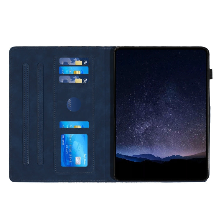 For iPad Pro 11 2024 Building Blocks Embossed Leather Smart Tablet Case(Blue) - iPad Pro 11 2024 Cases by PMC TechLife | Online Shopping South Africa | PMC TechLife | Buy Now Pay Later Mobicred