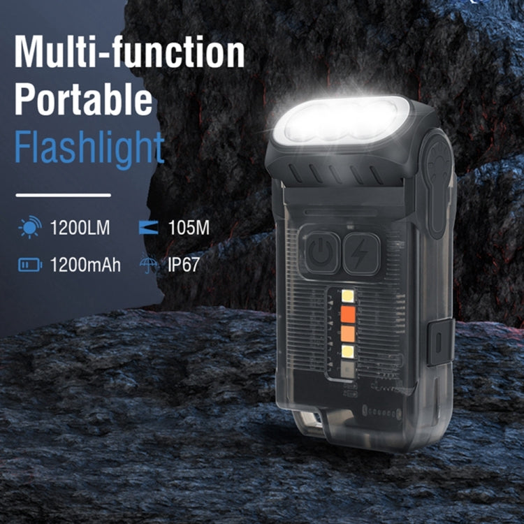 V15 EDC Flashlight Multi-function Work Light(Black) - Mini Flashlight by PMc TechLife | Online Shopping South Africa | PMc TechLife | Buy Now Pay Later Mobicred