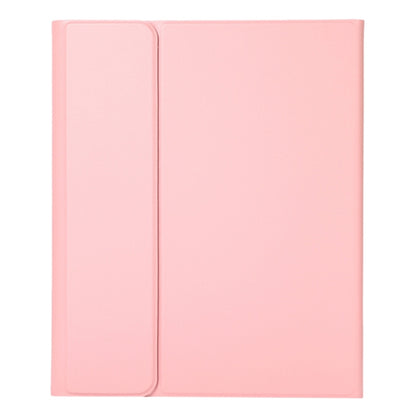 For Xiaomi Pad 5 / Pad 5 Pro 11 inch Round Cap Bluetooth Keyboard Tablet Leather Case with Pen Slot(Pink) - Others Keyboard by PMC Jewellery | Online Shopping South Africa | PMC Jewellery | Buy Now Pay Later Mobicred