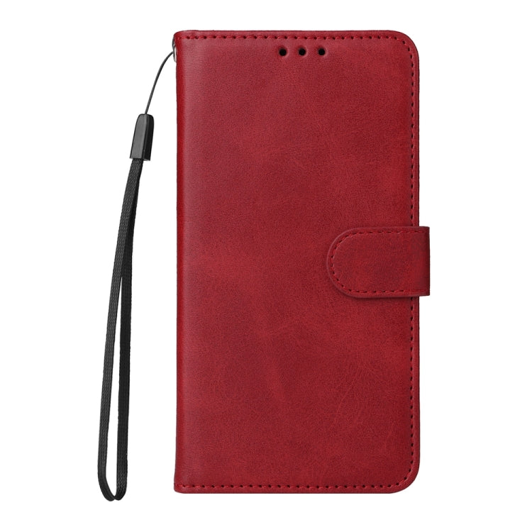 For iPhone 16 Pro Classic Calf Texture Flip Leather Phone Case(Red) - iPhone 16 Pro Cases by PMC TechLife | Online Shopping South Africa | PMC TechLife | Buy Now Pay Later Mobicred