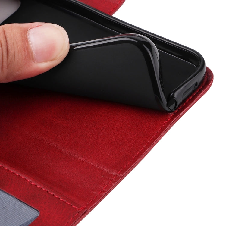 For iPhone 16 Pro Classic Calf Texture Flip Leather Phone Case(Red) - iPhone 16 Pro Cases by PMC TechLife | Online Shopping South Africa | PMC TechLife | Buy Now Pay Later Mobicred