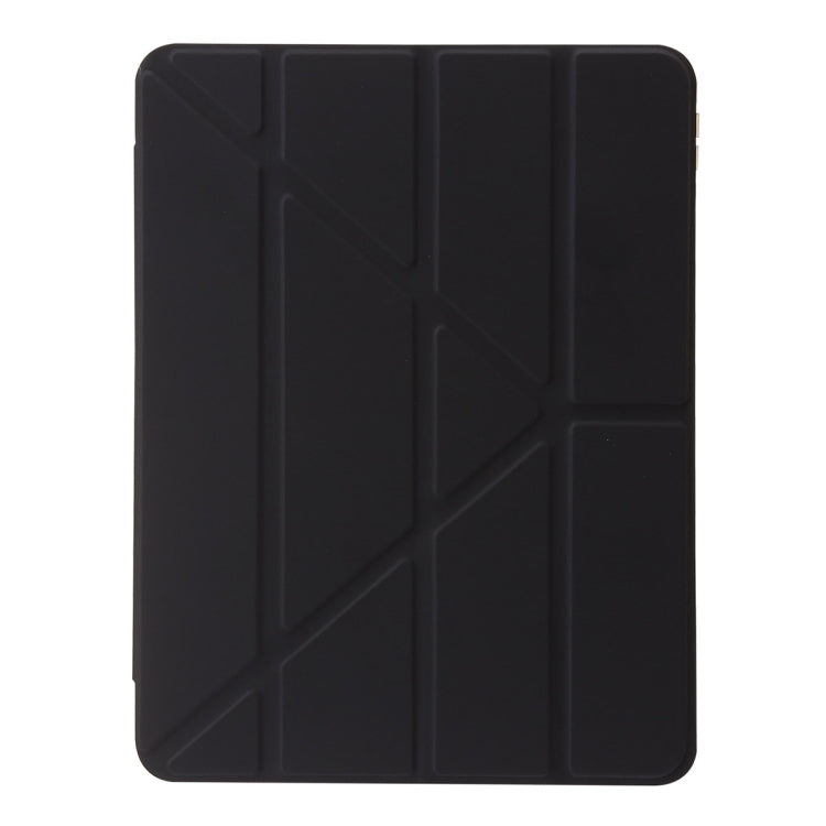 For iPad Pro 13 2024 Clear Acrylic Deformation Leather Tablet Case(Black) - iPad Pro 13 2024 Cases by PMC Jewellery | Online Shopping South Africa | PMC Jewellery | Buy Now Pay Later Mobicred