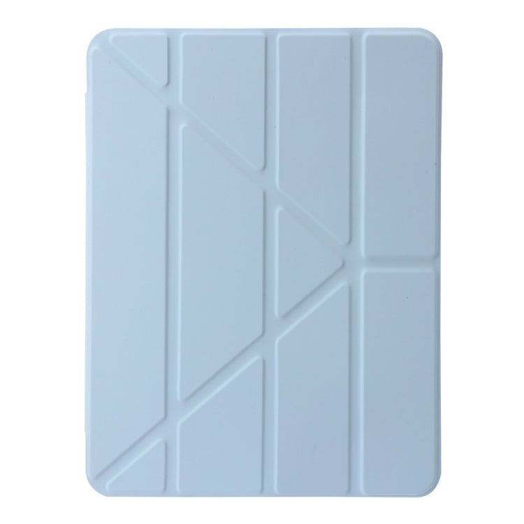 For iPad Pro 13 2024 Clear Acrylic Deformation Leather Tablet Case(Ice Blue) - iPad Pro 13 2024 Cases by PMC Jewellery | Online Shopping South Africa | PMC Jewellery | Buy Now Pay Later Mobicred