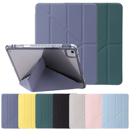 For iPad Pro 11 2024 Clear Acrylic Deformation Leather Tablet Case(Dark Green) - iPad Pro 11 2024 Cases by PMC Jewellery | Online Shopping South Africa | PMC Jewellery | Buy Now Pay Later Mobicred