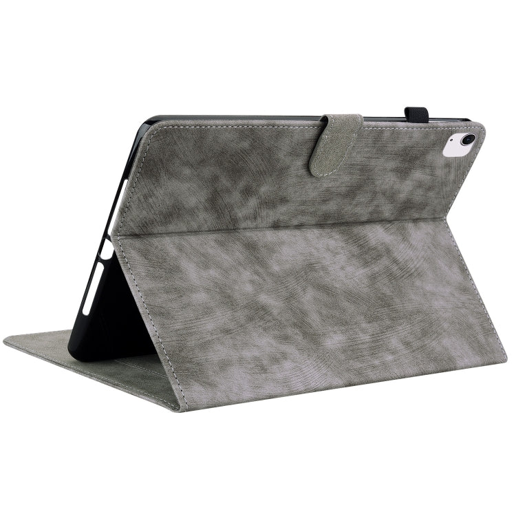 For iPad Air 11 2024 Embossed Tiger Pattern Leather Tablet Case(Grey) - iPad Air 11 2024 Cases by PMC Jewellery | Online Shopping South Africa | PMC Jewellery | Buy Now Pay Later Mobicred