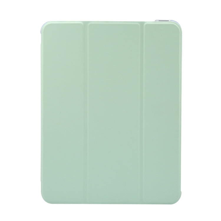 For iPad Air 11 2024 3-folding Electric Pressed Skin Texture Leather Tablet Case(Green) - iPad Air 11 2024 Cases by PMC Jewellery | Online Shopping South Africa | PMC Jewellery | Buy Now Pay Later Mobicred