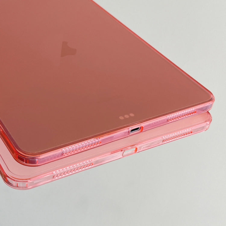 For iPad Pro 11 2024 Skin-feeling Crystal Clear Acrylic Tablet Case(Pink) - iPad Pro 11 2024 Cases by PMC Jewellery | Online Shopping South Africa | PMC Jewellery | Buy Now Pay Later Mobicred