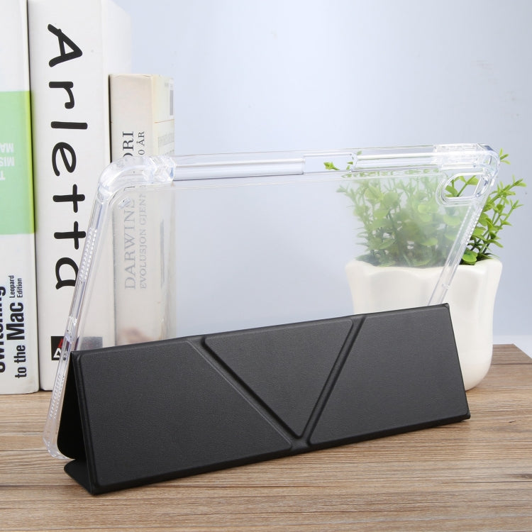 For iPad 2025 / 2022 GEBEI Deformation Leather Tablet Case(Black) - free shipping - PMc TechLife - Order now!