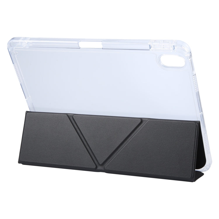 For iPad Air 13 2025 / 2024 / Pro 12.9 GEBEI Deformation Leather Tablet Case(Black) - free shipping - PMC TechLife - Order now!