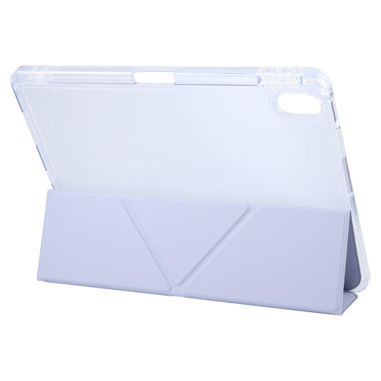 For iPad Pro 11 2022 GEBEI Deformation Leather Tablet Case(Purple) - free shipping - PMc TechLife - Order now!