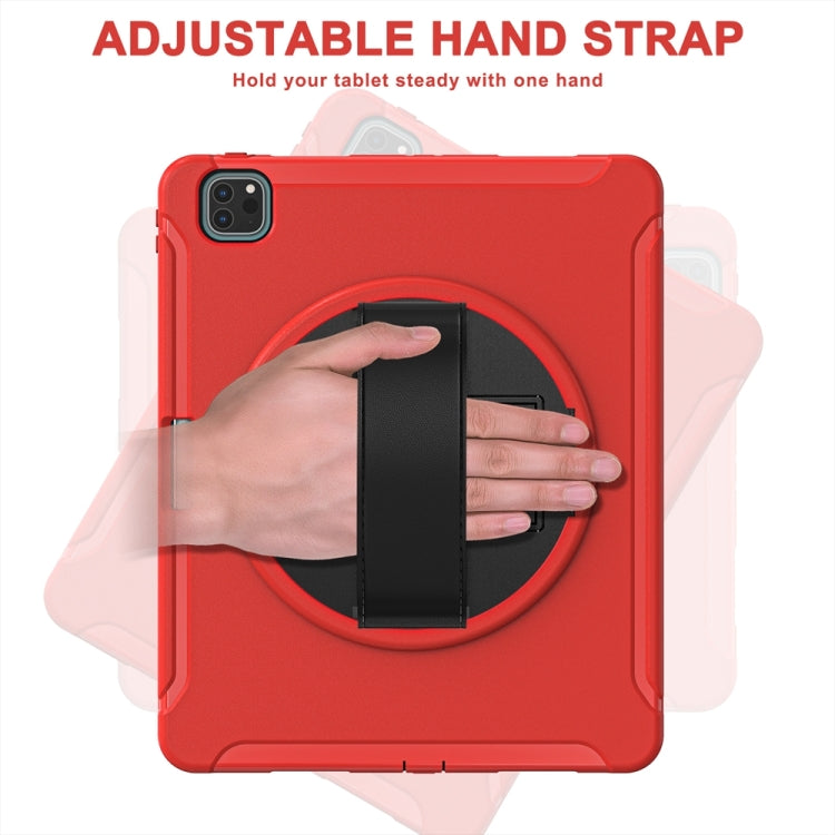 For iPad Air 11 2024 / Air 11 2025 Spider Wheel Silicone Hybrid PC Tablet Case(Red) - iPad Air 11 2025 / 2024 Cases by PMC TechLife | Online Shopping South Africa | PMC TechLife | Buy Now Pay Later Mobicred