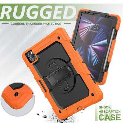 For iPad Pro 11 2024 Silicone + PC Tablet Protective Case(Orange+Black) - iPad Pro 11 2024 Cases by PMC Jewellery | Online Shopping South Africa | PMC Jewellery | Buy Now Pay Later Mobicred