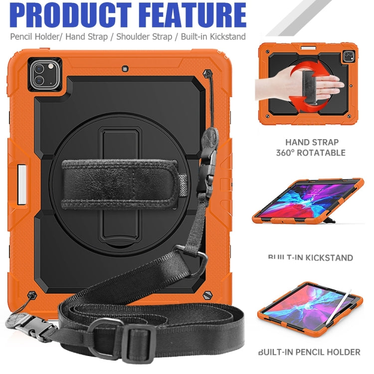 For iPad Pro 13 2024 Silicone Hybrid PC Tablet Protective Case(Orange+Black) - iPad Pro 13 2024 Cases by PMC TechLife | Online Shopping South Africa | PMC TechLife | Buy Now Pay Later Mobicred
