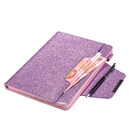 For iPad Pro 13 2024 Glitter Metal Buckle Leather Smart Tablet Case(Purple) - iPad Pro 13 2024 Cases by PMC Jewellery | Online Shopping South Africa | PMC Jewellery | Buy Now Pay Later Mobicred