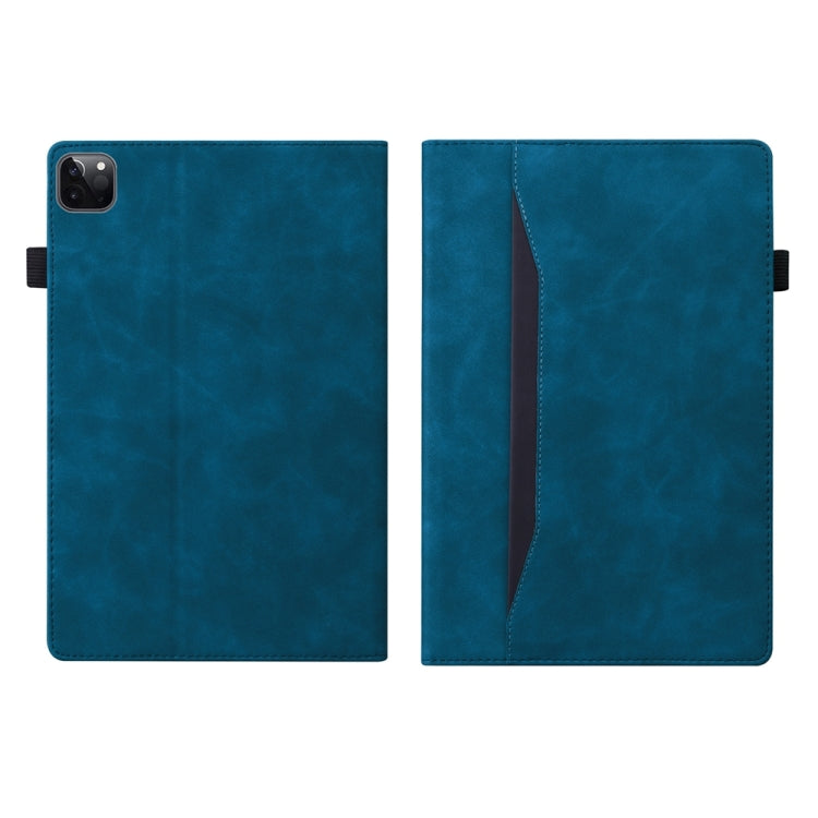 For iPad Pro 13 2024 Splicing Shockproof Leather Tablet Case(Blue) - iPad Pro 13 2024 Cases by PMC TechLife | Online Shopping South Africa | PMC TechLife | Buy Now Pay Later Mobicred