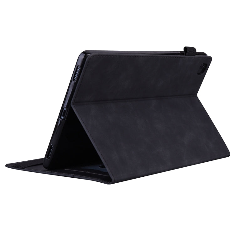 For iPad Pro 11 2024 Splicing Shockproof Leather Tablet Case(Black) - iPad Pro 11 2024 Cases by PMC Jewellery | Online Shopping South Africa | PMC Jewellery | Buy Now Pay Later Mobicred