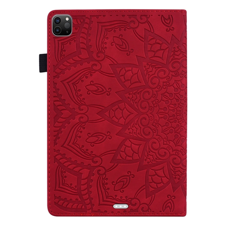 For iPad Pro 11 2024 Calf Texture Embossed Leather Tablet Case(Red) - iPad Pro 11 2024 Cases by PMC Jewellery | Online Shopping South Africa | PMC Jewellery | Buy Now Pay Later Mobicred