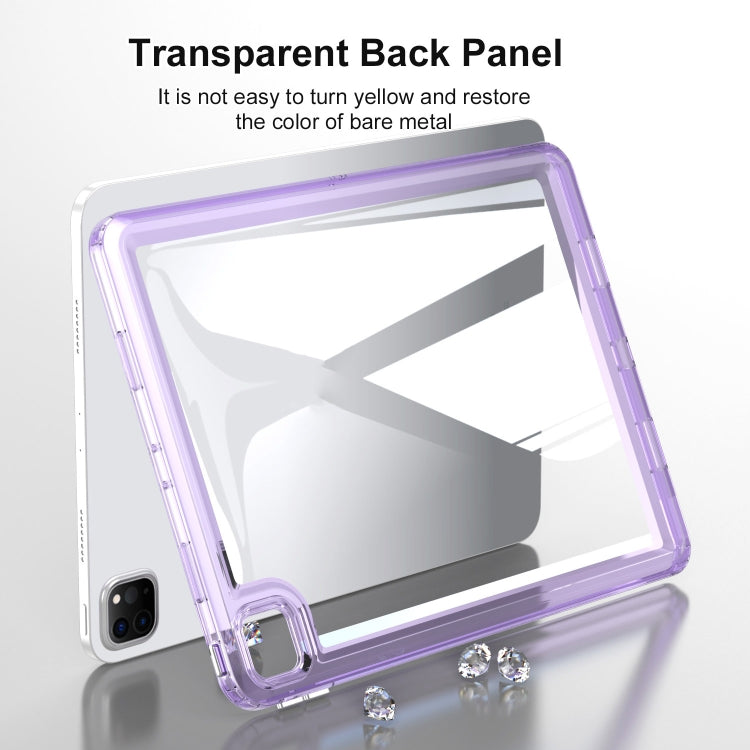 For iPad Air 11 2025 / 2024 Transparent Acrylic Tablet Case(Pink) - iPad Air 11 2025 / 2024 Cases by PMC Jewellery | Online Shopping South Africa | PMC Jewellery | Buy Now Pay Later Mobicred