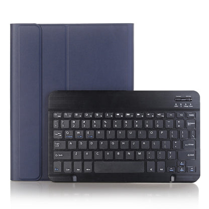 For iPad Pro 11 2024 A13B Lambskin Texture Bluetooth Touch Keyboard Leather Tablet Case with Pen Slot(Dark Blue) - For iPad Pro by PMC Jewellery | Online Shopping South Africa | PMC Jewellery | Buy Now Pay Later Mobicred