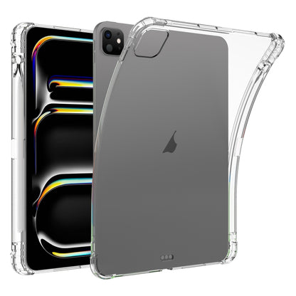 For iPad Pro 11 2024 Highly Transparent TPU Full Thicken Corners Shockproof Protective Case with Pen Slot(Transparent) - iPad Pro 11 2024 Cases by PMC Jewellery | Online Shopping South Africa | PMC Jewellery | Buy Now Pay Later Mobicred