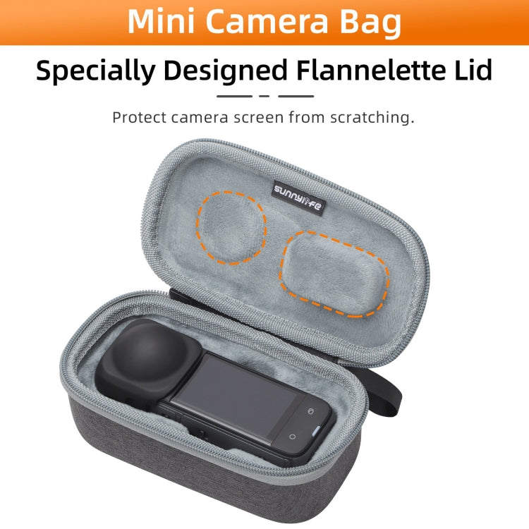 For Insta360 X4 / X5 Sunnylife Carrying Case Handbag, Model:X4-B812 Mini Camera Bag - free shipping - PMC TechLife - Order now!