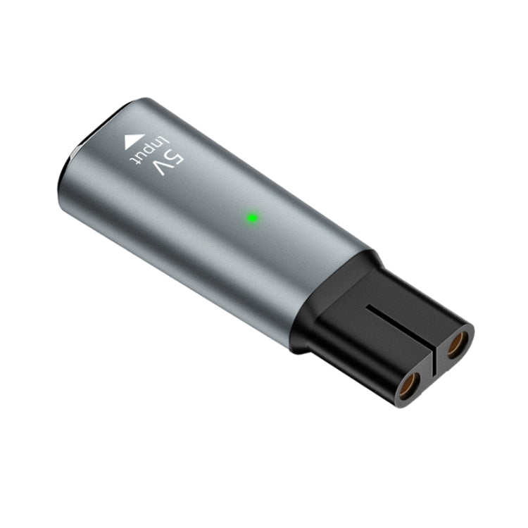 Shaver / Clipper Charging Adapter for Philips, Interface:Type-C to 5V Single Slot(Grey) - Shavers Parts by PMC TechLife | Online Shopping South Africa | PMC TechLife | Buy Now Pay Later Mobicred