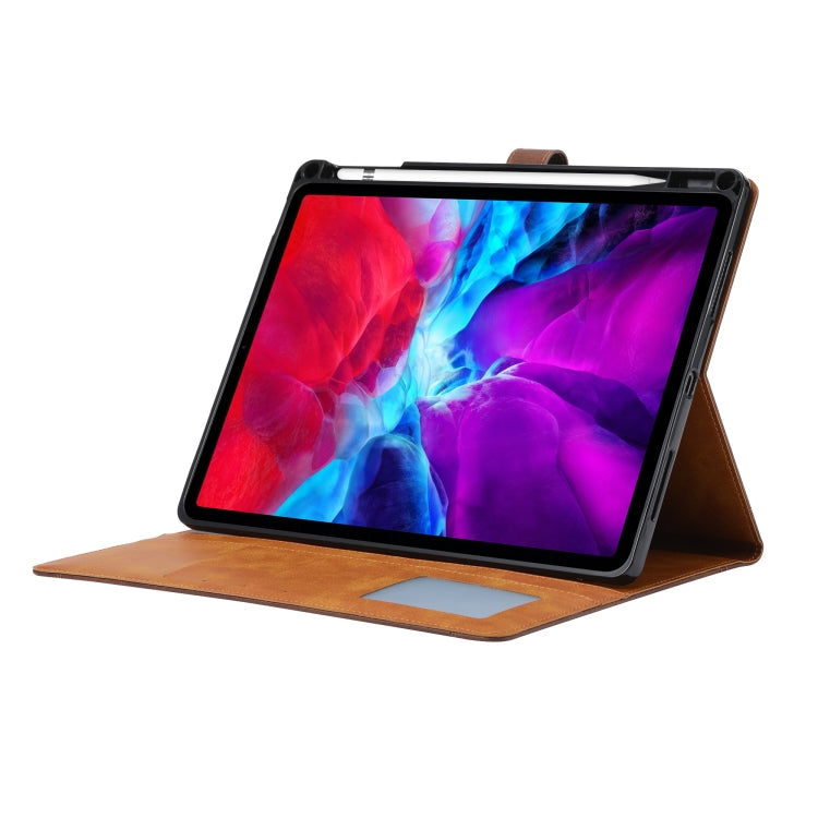 For iPad Pro 11 2024 Calf Texture Double Fold Clasp Horizontal Flip Leather Smart Tablet Case(Red) - iPad Pro 11 2024 Cases by PMC TechLife | Online Shopping South Africa | PMC TechLife | Buy Now Pay Later Mobicred