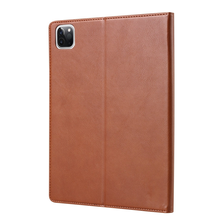 For iPad Pro 13 2024 Knead Skin Texture Horizontal Flip Leather Smart Tablet Case(Brown) - iPad Pro 13 2024 Cases by PMC Jewellery | Online Shopping South Africa | PMC Jewellery | Buy Now Pay Later Mobicred