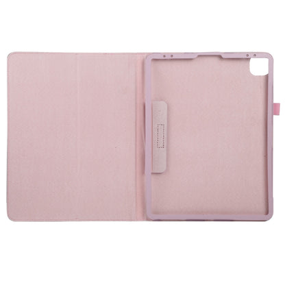 For iPad Pro 13 2024 Litchi Texture Solid Color Leather Tablet Case(Pink) - iPad Pro 13 2024 Cases by PMC Jewellery | Online Shopping South Africa | PMC Jewellery | Buy Now Pay Later Mobicred