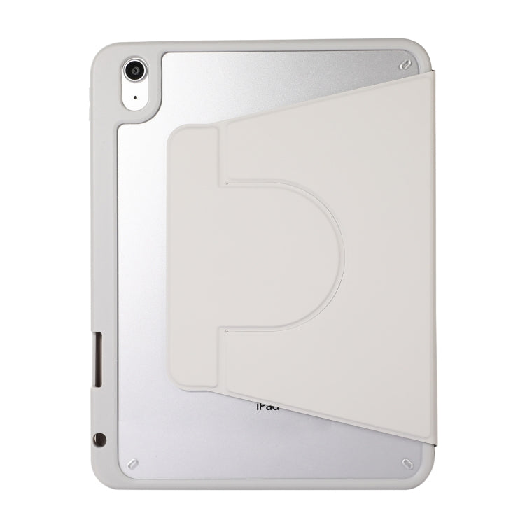 For iPad Pro 11 2024 2 in 1 Acrylic Split Rotating Leather Tablet Case(Grey) - iPad Pro 11 2024 Cases by PMC TechLife | Online Shopping South Africa | PMC TechLife | Buy Now Pay Later Mobicred