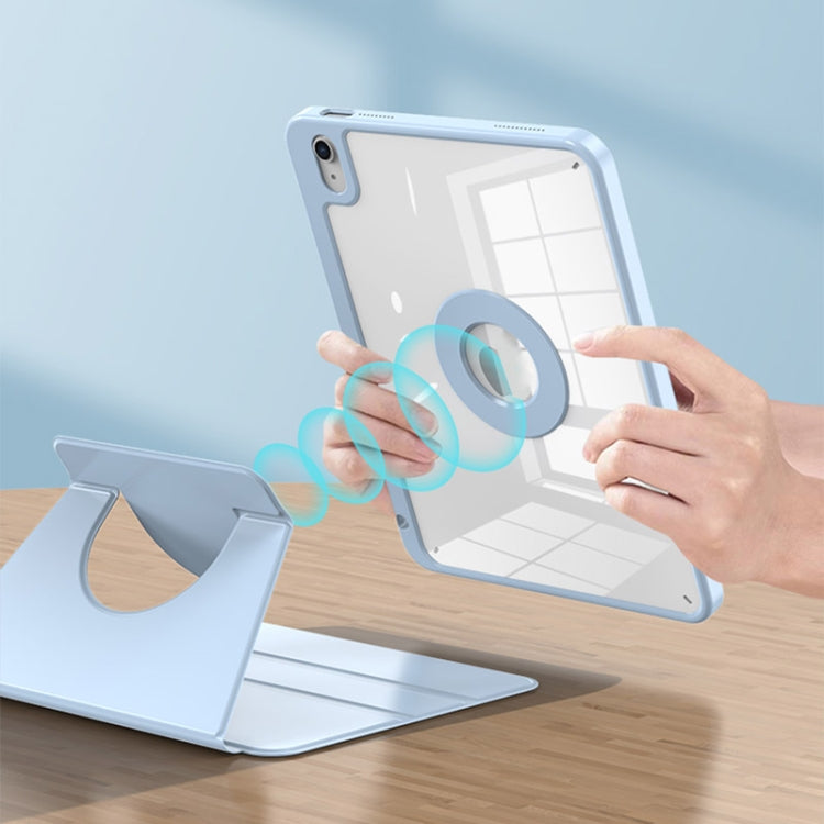 For iPad Pro 11 2024 2 in 1 Acrylic Split Rotating Leather Tablet Case(Pine Needle Green) - iPad Pro 11 2024 Cases by PMC TechLife | Online Shopping South Africa | PMC TechLife | Buy Now Pay Later Mobicred