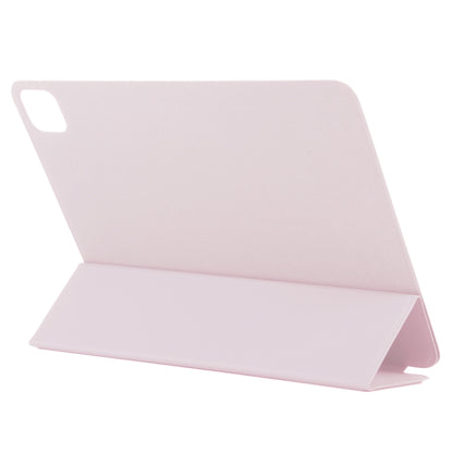 For iPad Pro 13 2024 Double-sided Clip Non-buckle Magnetic PU Smart Tablet Case(Pink) - iPad Air 13 2024 Cases by PMC Jewellery | Online Shopping South Africa | PMC Jewellery | Buy Now Pay Later Mobicred