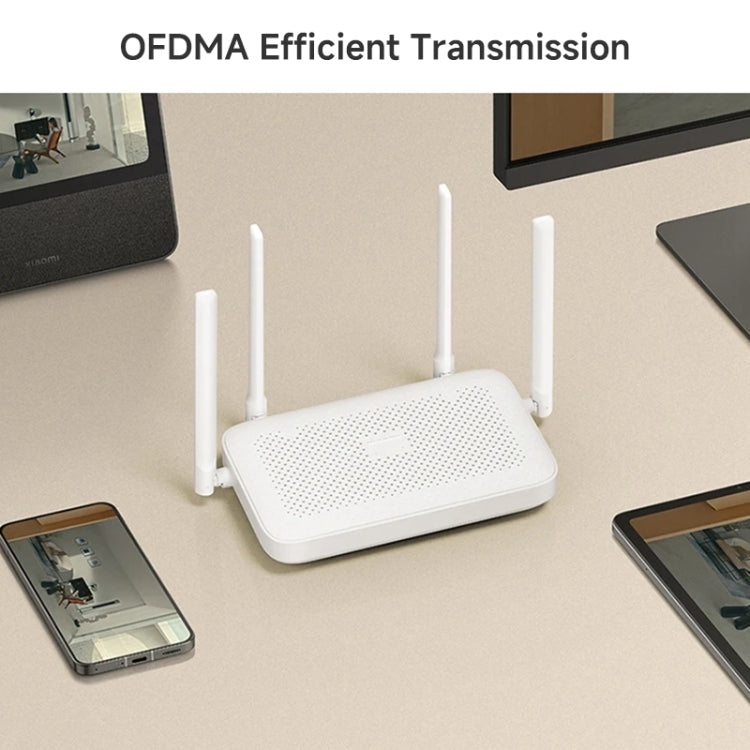 Xiaomi AX1500 4-channel Independent Signal Amplifier WiFi 6 Dual Band Router, US Plug(White) - Wireless Routers by Xiaomi | Online Shopping South Africa | PMC Jewellery | Buy Now Pay Later Mobicred