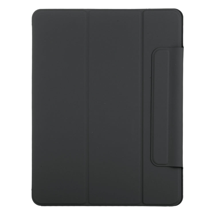 For iPad Air 11 2024 Double-sided Clip Fixed Buckle Magnetic PU Leather Smart Tablet Case(Black) - iPad Air 11 2024 Cases by PMC Jewellery | Online Shopping South Africa | PMC Jewellery | Buy Now Pay Later Mobicred