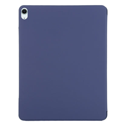 For iPad Air 11 2024 Double-sided Clip Fixed Buckle Magnetic PU Leather Smart Tablet Case(Dark Blue) - iPad Air 11 2024 Cases by PMC Jewellery | Online Shopping South Africa | PMC Jewellery | Buy Now Pay Later Mobicred