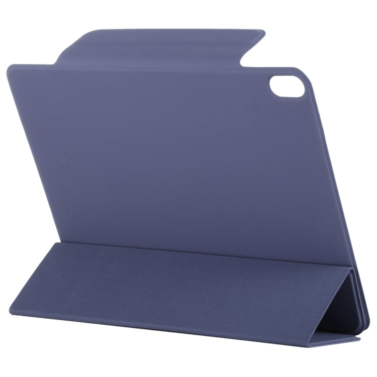 For iPad Air 11 2024 Double-sided Clip Fixed Buckle Magnetic PU Leather Smart Tablet Case(Dark Blue) - iPad Air 11 2024 Cases by PMC Jewellery | Online Shopping South Africa | PMC Jewellery | Buy Now Pay Later Mobicred