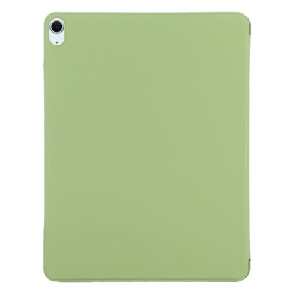 For iPad Air 11 2024 Double-sided Clip Fixed Buckle Magnetic PU Leather Smart Tablet Case(Grass Green) - iPad Air 11 2024 Cases by PMC Jewellery | Online Shopping South Africa | PMC Jewellery | Buy Now Pay Later Mobicred