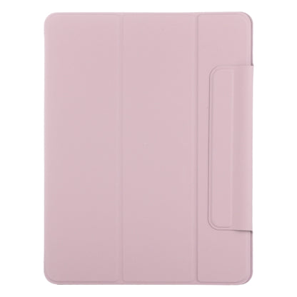 For iPad Air 13 2024 Double-sided Clip Fixed Buckle Magnetic PU Leather Smart Tablet Case(Rose Gold) - iPad Air 13 2024 Cases by PMC Jewellery | Online Shopping South Africa | PMC Jewellery | Buy Now Pay Later Mobicred