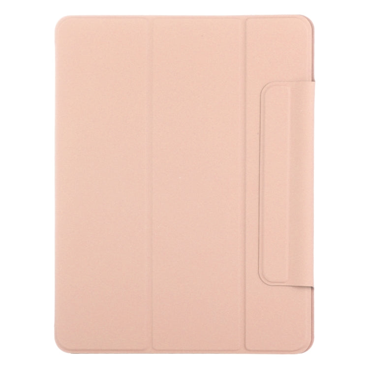 For iPad Air 13 2024 Double-sided Clip Fixed Buckle Magnetic PU Leather Smart Tablet Case(Gold) - iPad Air 13 2024 Cases by PMC Jewellery | Online Shopping South Africa | PMC Jewellery | Buy Now Pay Later Mobicred