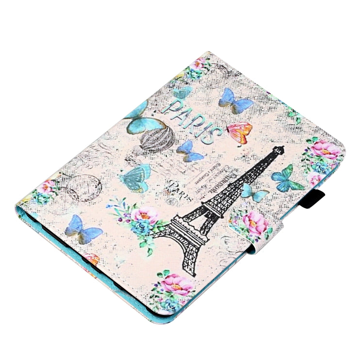 For iPad Pro 11 2024 Coloured Drawing Stitching Smart Leather Tablet Case(Tower and Butterflies) - iPad Pro 11 2024 Cases by PMC Jewellery | Online Shopping South Africa | PMC Jewellery | Buy Now Pay Later Mobicred