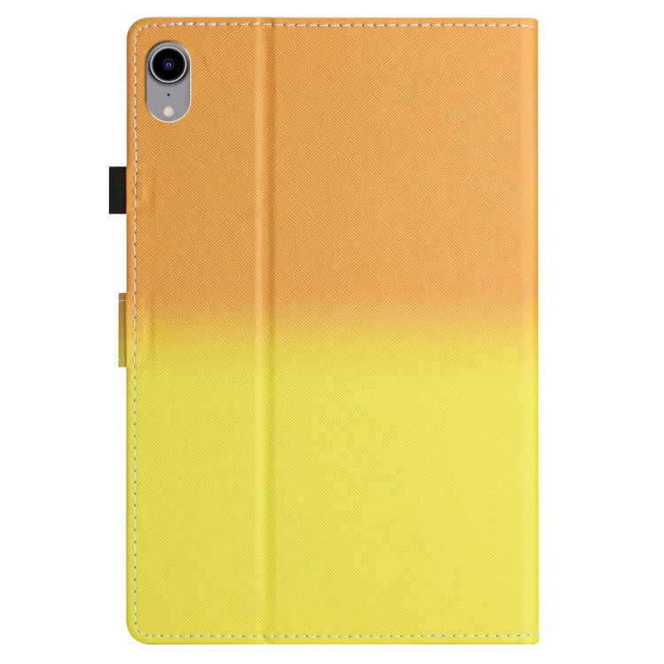 For iPad Pro 11 2024 Stitching Gradient Smart Leather Tablet Case(Orange Yellow) - iPad Pro 11 2024 Cases by PMC Jewellery | Online Shopping South Africa | PMC Jewellery | Buy Now Pay Later Mobicred