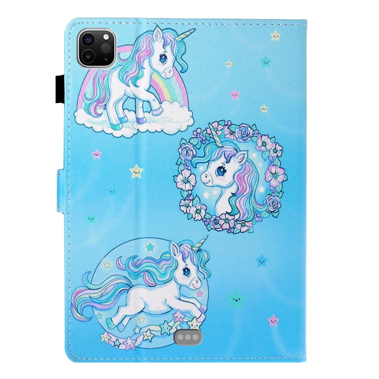 For iPad Pro 11 2024 Coloured Drawing Stitching Smart Leather Tablet Case(Unicorn) - iPad Pro 11 2024 Cases by PMC Jewellery | Online Shopping South Africa | PMC Jewellery | Buy Now Pay Later Mobicred