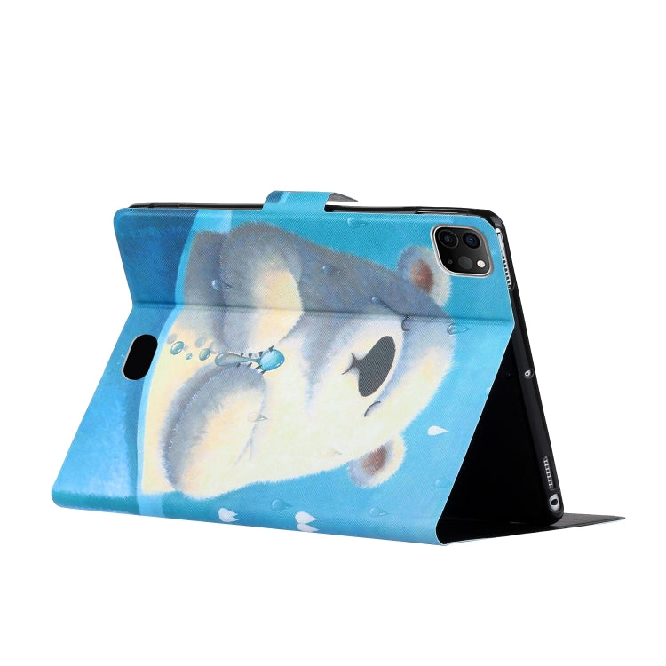 For iPad Pro 11 2024 Voltage Coloured Drawing Smart Leather Tablet Case(Polar Bear) - iPad Pro 11 2024 Cases by PMC Jewellery | Online Shopping South Africa | PMC Jewellery | Buy Now Pay Later Mobicred