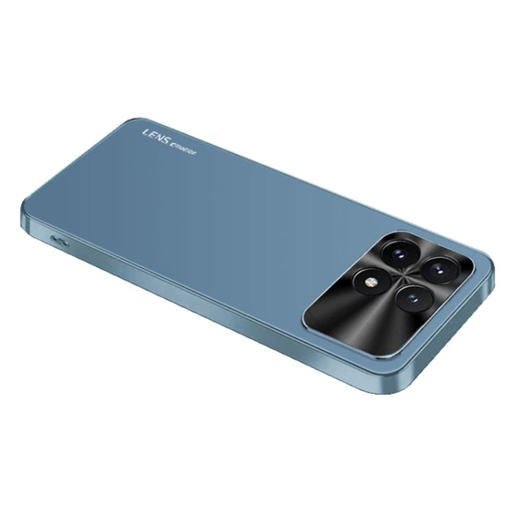 For Xiaomi Redmi K70 Pro AG Frosted Electroplating Acrylic Phone Case(Navy Blue) - K70 Pro Cases by PMC Jewellery | Online Shopping South Africa | PMC Jewellery | Buy Now Pay Later Mobicred