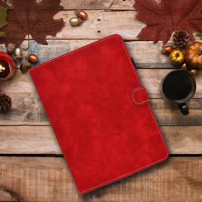 For iPad Pro 11 2024 Cowhide Texture Tablet Leather Smart Case(Red) - iPad Pro 11 2024 Cases by PMC Jewellery | Online Shopping South Africa | PMC Jewellery | Buy Now Pay Later Mobicred