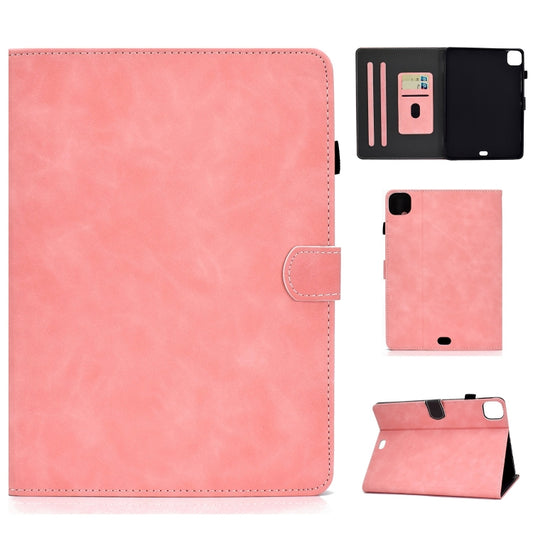 For iPad Pro 11 2024 Cowhide Texture Tablet Leather Smart Case(Rose Gold) - iPad Pro 11 2024 Cases by PMC Jewellery | Online Shopping South Africa | PMC Jewellery | Buy Now Pay Later Mobicred