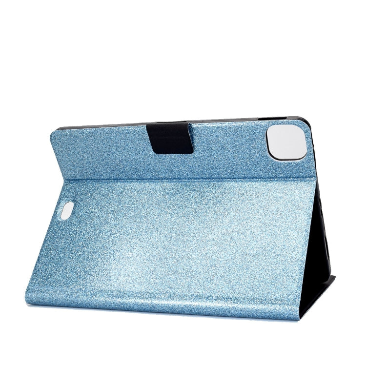 For iPad Pro 11 2024 Varnish Glitter Powder Smart Leather Tablet Case(Blue) - iPad Pro 11 2024 Cases by PMC TechLife | Online Shopping South Africa | PMC TechLife | Buy Now Pay Later Mobicred