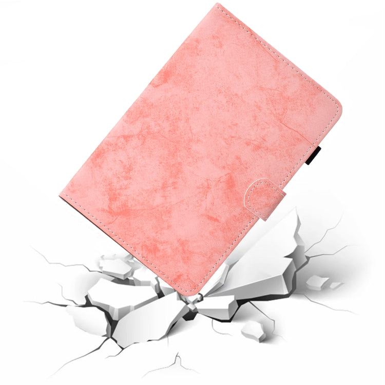 For iPad Pro 11 2024 Marble Style Cloth Texture Smart Leather Tablet Case(Pink) - iPad Pro 11 2024 Cases by PMC Jewellery | Online Shopping South Africa | PMC Jewellery | Buy Now Pay Later Mobicred