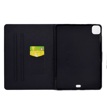 For iPad Pro 11 2024 Colored Drawing Smart Leather Tablet Case(Colored Pineapple) - iPad Pro 11 2024 Cases by PMC Jewellery | Online Shopping South Africa | PMC Jewellery | Buy Now Pay Later Mobicred