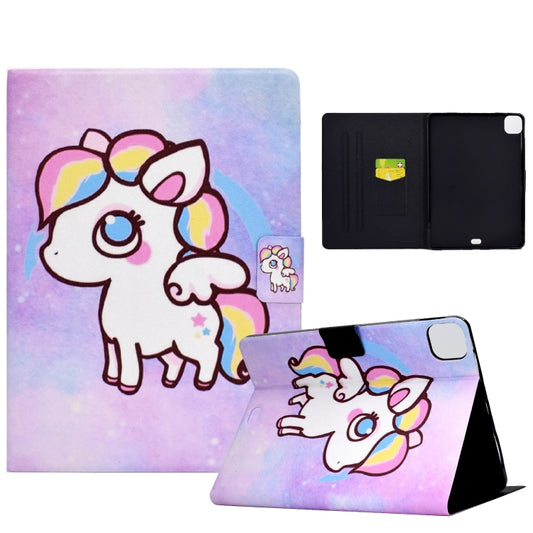 For iPad Pro 11 2024 Colored Drawing Smart Leather Tablet Case(Colored Pony) - iPad Pro 11 2024 Cases by PMC Jewellery | Online Shopping South Africa | PMC Jewellery | Buy Now Pay Later Mobicred